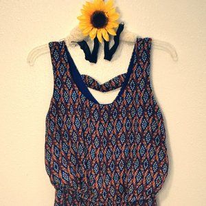 Patterned Mini Dress